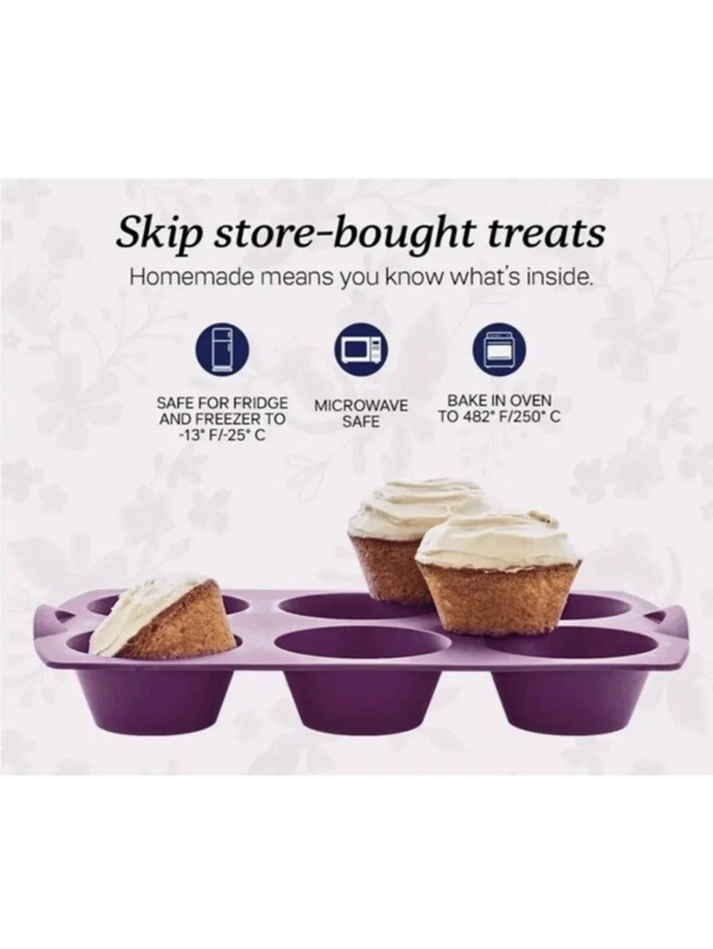 Tupperware Silicone Baking Form Mold Muffin Pan Biscuits Mini Quiche Egg Bites